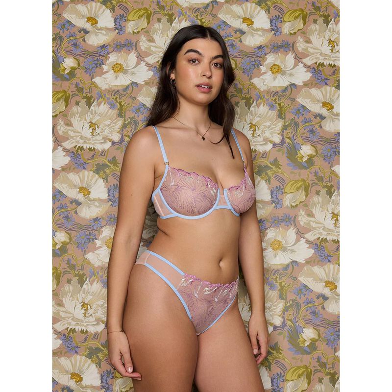 Dora Larsen Echo Butterfly Embroidery Underwire Bra image number 2